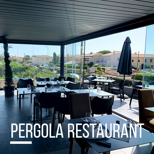 Pergola Bioclimatique pour Restaurant 