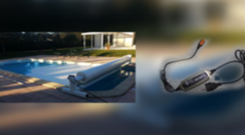 Volet de piscine hors sol mobile a batterie