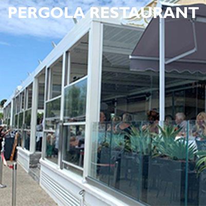 pergola bioclumatique restaurant 